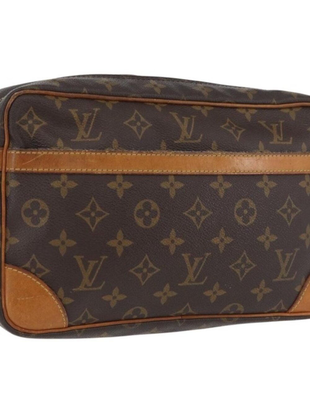 LOUIS VUITTON Monogram Compiegne 28 Clutch Bag M51845 LV Auth BA10976